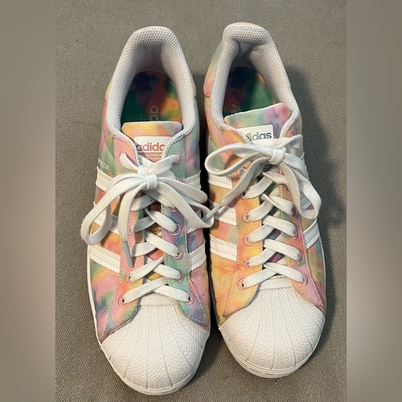 Adidas Tye Dye Superstar Shoes - Picture 2 of 7